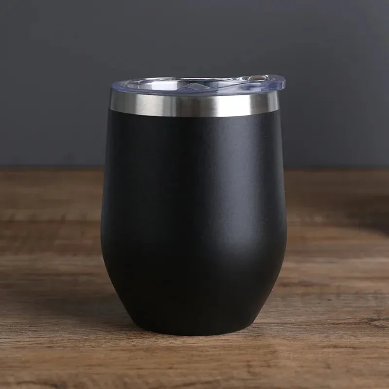 Eggshell Wine Glass Stainless Steel Thermos Bottle